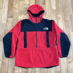 THE NORTH FACE フリースジャケット フーディ ゴアウインドストッパー　アメリカ製　Lサイズ　ビンテージ