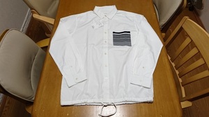 ★THE SHOP TK / タケオ キクチ　　裾がしぼれるリメイクシャツ　＜Ｌ＞　ホワイト
