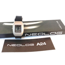 【neo5】新品　NEOLOG　A24　CLASSIC　ネオログ　クラッシック　デジタル腕時計　文字盤ブラック黒　30m防水_画像1