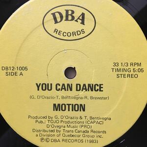 12* Motion-You can dance