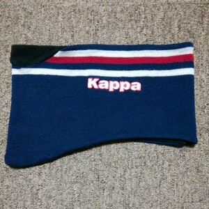 ★【古着】Kappa(カッパ)　ネックウォーマー　ネイビー