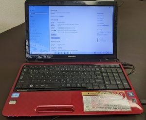 TOSHIBA 東芝 dynabook T351/57CRD 訳アリ Win10 64bit