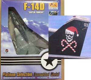 未開封 希少 イージーモデル 1/72 F-14D スーパートムキャット ジョリーロジャース Santa Cat F-14A F-14B トムキャット 完成品 EASY MODEL