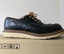 redwing レッドウィング 8002 オックスフォード 7.5D 25.5cm 黒 ブラック プレーントゥ_画像4