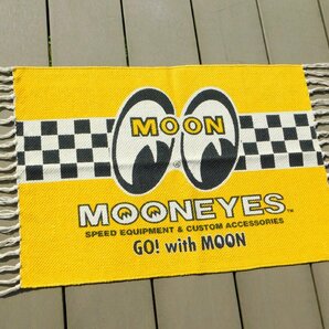 【MOONEYES・ムーンアイズ】※《アメリカンスタイル・コットンマット》 サイズ500×700mm アメリカン雑貨 ラグ の画像1