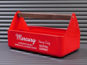 【MERCURY・マーキュリー】※《ハンディツールボックス／レッド》　(品番ME048523)　工具入れ　スパイスラック　アメリカン