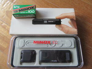 MINOX EC ミノックス 1:5.6 15mm ★小型カメラ 未使用　予備フィルム付★動作未確認