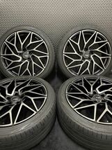 245/40R20 DUNLOP/LE MANS Ⅴ 20年製 SSR Blikker 20インチ 8.5J＋38 114.3 5H 夏タイヤ 4本 ブリッカー アルファード (12-B429)_画像1