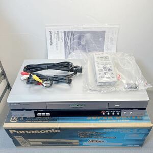 【未使用品】Panasonic パナソニック VHS ビデオデッキ　録画　NV-HV60-S シルバー　保管品！