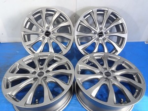 ◆BALMINUM◆17x6J +40 5穴 100 中古 アルミホイール 4本 17インチ【福島発 送料無料】FUK-D12133★