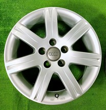 ◆Audi純正◆16x7J +42 5穴 112 中古 アルミホイール 4本【宮城発 送料無料】MYG-A10441_画像4