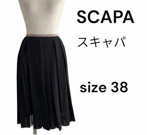 SCAPA スキャパ　プリーツスカート　size 38