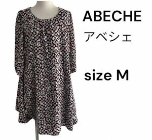 ABECHE アベシェ　りんご柄ワンピース　size M