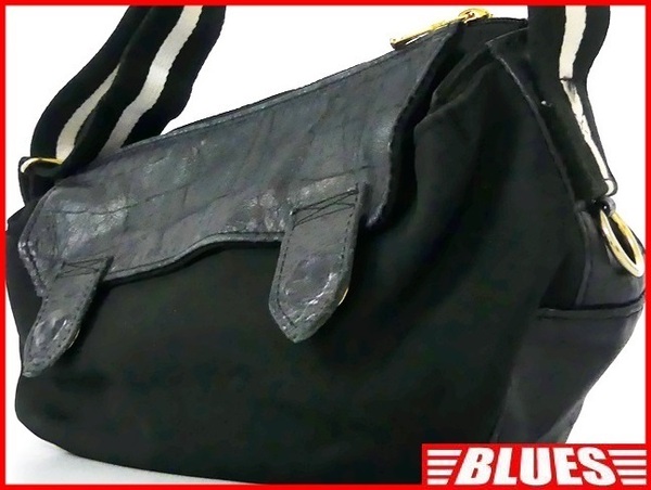 即決★Orobianco★レザーコンビハンドバッグ オロビアンコ メンズ 黒 ブラック 本革 トラベル 本皮 レディース かばん 鞄 カバン