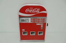 【未使用】 Coca Cola コカ・コーラ 120周年記念 ベンディングマシンCAN 70年代 貯金箱 コレクション 自動販売機を再現_画像6