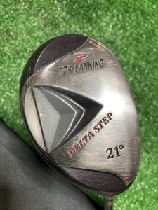 【同梱対応可】中古ユーティリティ　TOP LANKING DELTA STEP 21°　純正カーボン40.5インチ　FLEX-Ｒ　　Y1618