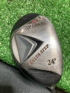 【同梱対応可】中古ユーティリティ　TOP LANKING DELTA STEP 24°　純正カーボン40インチ　FLEX-Ｒ　　Y1619