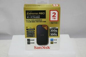 B482H 110 SanDisk エクストリームプロ 外付け ポータブルSSD SDSSDE81-2T00-J25 未開封 未使用