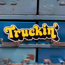 Truckin' ステッカー★トラッキン STICKER ミニトラック シボレー C10 S10 C1500 エルカミ ハイラックス D21 22 Ford F100 F150 ダッジラム_画像2