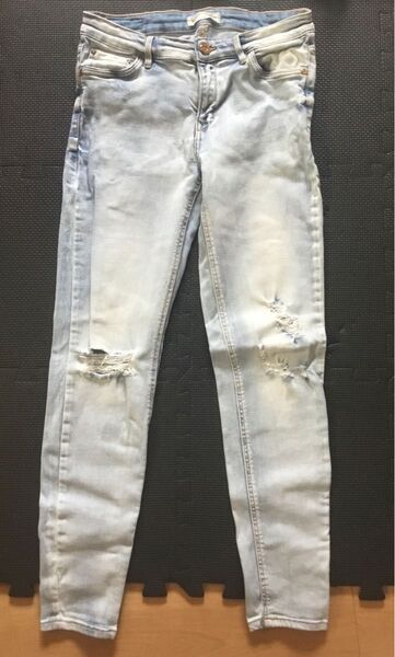 Stradivarius denim ストラディヴァリウス デニム ダメージデニム クラッシュデニム 40