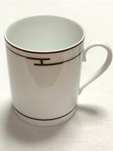 エルメス マグカップ リズム ホワイト レッド 食器 廃番 HERMES Mug Cup Rythme Red_画像9