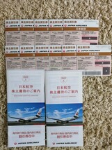 【送料無料】JAL 株主優待 ＜株主割引券11枚、海外・国内旅行商品割引券2冊分＞_画像1