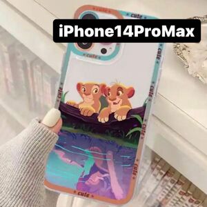 iPhone14ProMax ディズニー　Disney ライオンキング　Lion king TPU ケース　カバー　スマホ　携帯