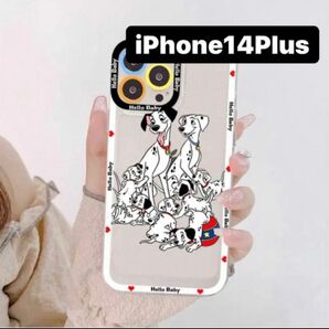 iPhone14Plus ケース　カバーTPU ディズニー　101匹わんちゃん　