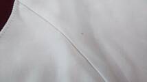 VIGOR 半袖体操服 スクールクールネックシャツ LLサイズ 白×エンジ 新品未使用 　難あり_画像3