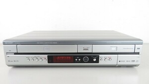 A090187★シャープ　SHARP DV-RW190 VHS一体型DVDレコーダー ダビング シャープ★