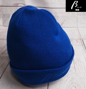  new goods sample regular price 0.6 ten thousand jpy β Beta men ( Comme Ca men ) knitted cap / step return color knit cap F blue (22) 58XI03