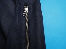 新品定価4.2万円 COMME CA MEN コムサメン【HANDLE/ハンドル】ナイロンデニム ミリタリージャケットS紺(09) 23BY05_画像6