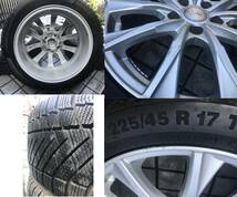 ＜美品・スタッドレス＞Weds Joker GLIDE Continental 225/45R17 アコード シビック RX7 Supra マークⅡ ジョーカー グライド_画像6