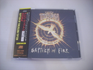  ● 帯付 CD グレン・ティプトン / 炎の洗礼 ビリーシーン コージーパウエル参加 GLENN TIPTONBAPTIZM OF FIRE AMCY-2058