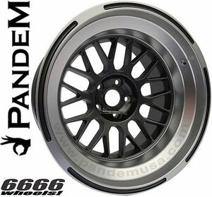 【M’s】 PANDEM 6666ホイール 18インチ 単品 1本 (18×11 -40/PCD 5×114.3) 5穴 パンデム パーツ カスタム 足回り 外装 社外 部品 正規