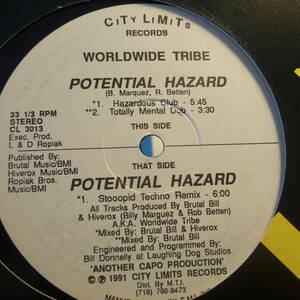 Worldwide Tribe - Potential Hazard