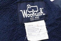 ★80s USA製 Woolrichウールリッチ ロゴ フリースライナー ナイロンジャケット 赤 L★オールド ビンテージ アウトドア キャンプ_画像4