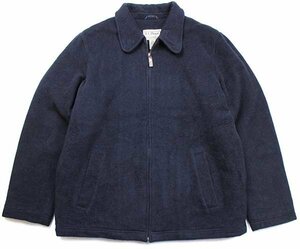 ★L.L.Bean 無地 Thinsulate キルティングライナー ウールジャケット 濃紺 L-T★コート アウトドア ネイビー オーバーサイズ ビッグサイズ