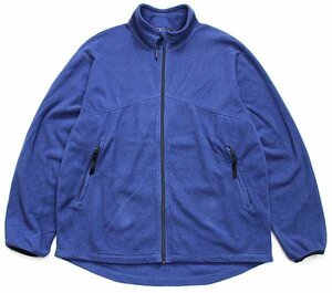 ★00s USA製 REI POLARTEC フリースジャケット 薄青 L★オールド アウトドア キャンプ インナー ライナー