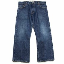 ★00s メキシコ製 Levi'sリーバイス 517 デニムパンツ w36★SDP2171 ブーツカット フレア オールド ジーンズ 濃紺_画像2