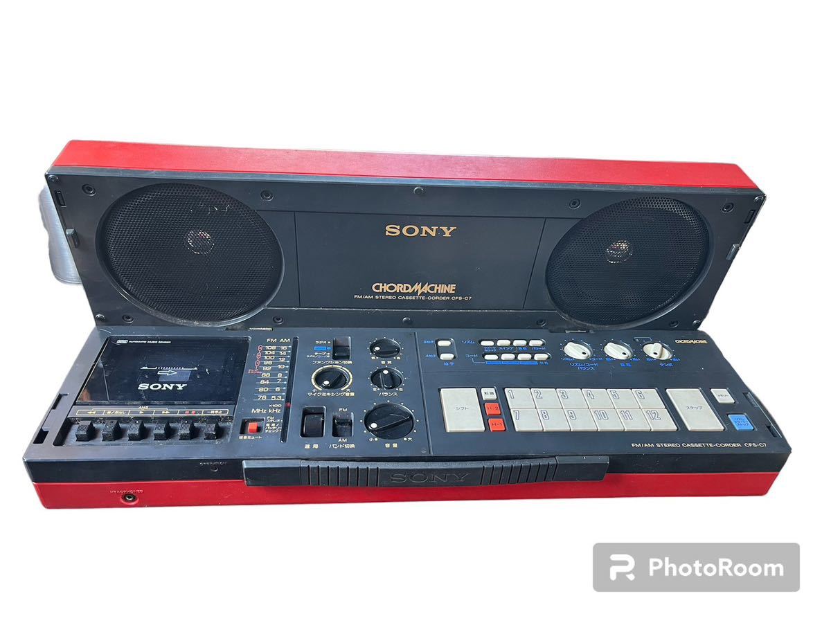 完動美品！☆SONY CHORD MACHINE☆ソニー☆CFS-C7☆ラジカセ-