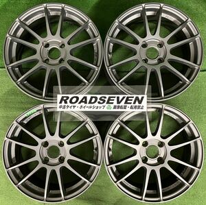 ★RAYS レイズ グラムライツ 57XTREME 16インチ 4穴/4H★16×6.5J+45 PCD100 ハブ径:約65mm 4本 中古アルミホイール ジャンク品★送料無料