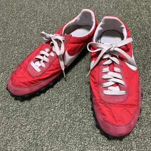 13年製 NIKE ナイキ ワッフルレーサー スニーカー 赤 25.5cm