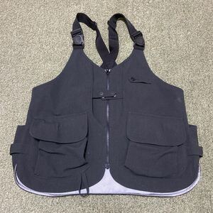 snow peak スノーピーク JK-19AU108 TAKIBI VEST 焚火ベスト タキビベスト スミクロ M 美品