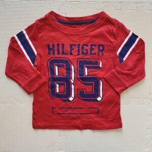 TOMMY HILFIGER 長袖Tシャツ　ロンT 18M 80cm 綿100%