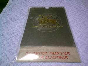 モンスターハンター2009カレンダー　6枚　特大ポストカード2枚付き　カプコン　小学館　集英社プロダクション　新品未開封　送料込み