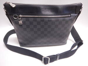 Louis Vuitton Damier Graphite District PM Shoulder Bag Crossbody Men Z1198