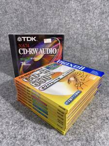 新品 未開封 CD-R 計9枚セット maxell 650MB データ用 8枚 TDK CD-RW AUDIO XA74 録音用 1枚 書き換え型