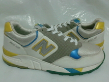 ★new balance M850 JWBY `09製ニューバランス M850 ホワイト/グレーリフレクター/イエロー/グレー/ブルー_画像2