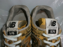 ★UK製 new balance M576 SCM `00s英国製ニューバランス M576 EXCLUSIVE EDITION カモフラージュ/ダークブラウン レザー_画像7